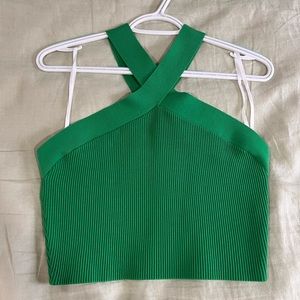 Aritzia babaton green top